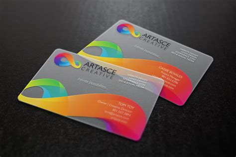 clear plastic business cards cheap.